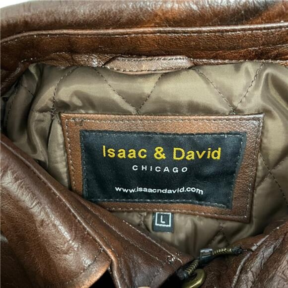 NEW Men's Absolute Leather Biker Jacket - Available in Sizes XS to 4XL - Picture 6 of 10